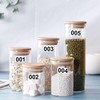 Luomorgo 001-500 Consecutive Number Stickers Roll, 2 x 1.1 Inch