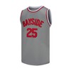 OTHERCRAZY Morris Jersey #25 Bayside Basketball Jersey Grey S-XXXL (Grey,