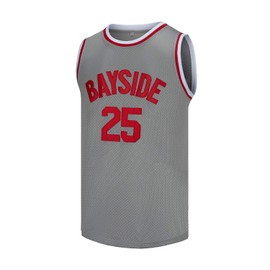 OTHERCRAZY Morris Jersey #25 Bayside Basketball Jersey Grey S-XXXL (Grey, X-Large)