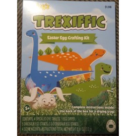 Dudleys Dudley's Trexiffic Dinosaur Easter Egg Crafting Dye Kit Set