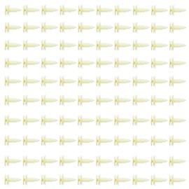 SCITOO 10285935 8mm (0.32") 100 Pcs Pushtype Bumper Retainer Clips Car Fastener Rivet Door Trim Clips fit for GM For Toyota Honda For Ford For Chrysler