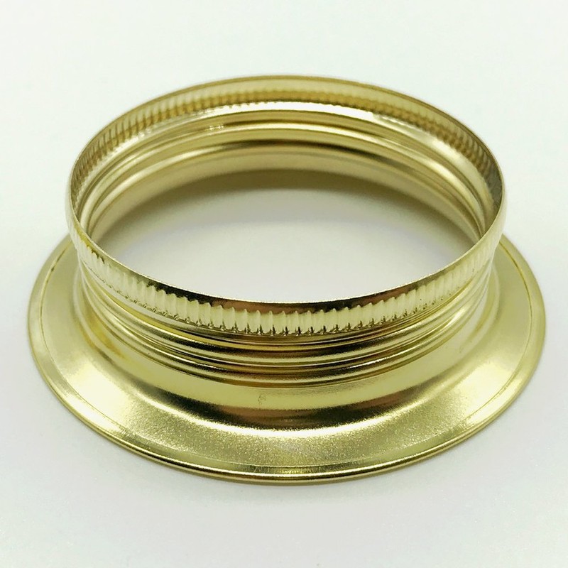 3 x E27 Screw Ring Diameter 60 mm Metal Gold