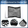 INFINAUTO Cargo Net 19.68 x 9.84 Inch Car Backseat Storage
