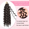 8 Packs Curly Crochet Hair,Boho GoGo Curl Crochet Hair for