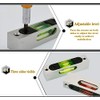 Metal High Precision Adjustable Level Square With Horizontal Bubble and
