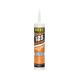 Generic Sealant Boss 125 Multi-Seal Building Roofing Gutters Construction- White, 12501, 1 Cartridge