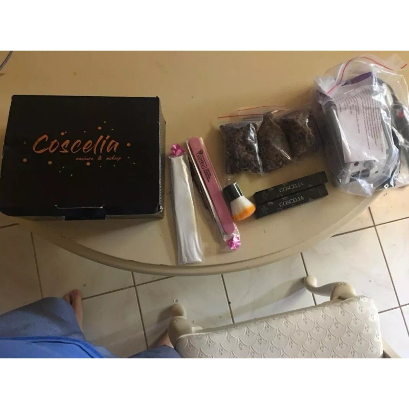 COSCELIA Acrylic Powder Nail Set Acrylic Nails Kit Manicure Tools