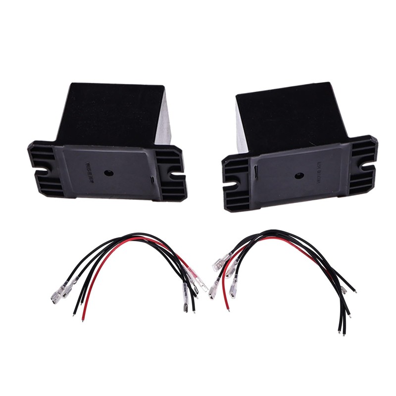 IEQFUE 2PCS 12VDC Coil 30A SPDT 1NO 1NC 240VAC Power