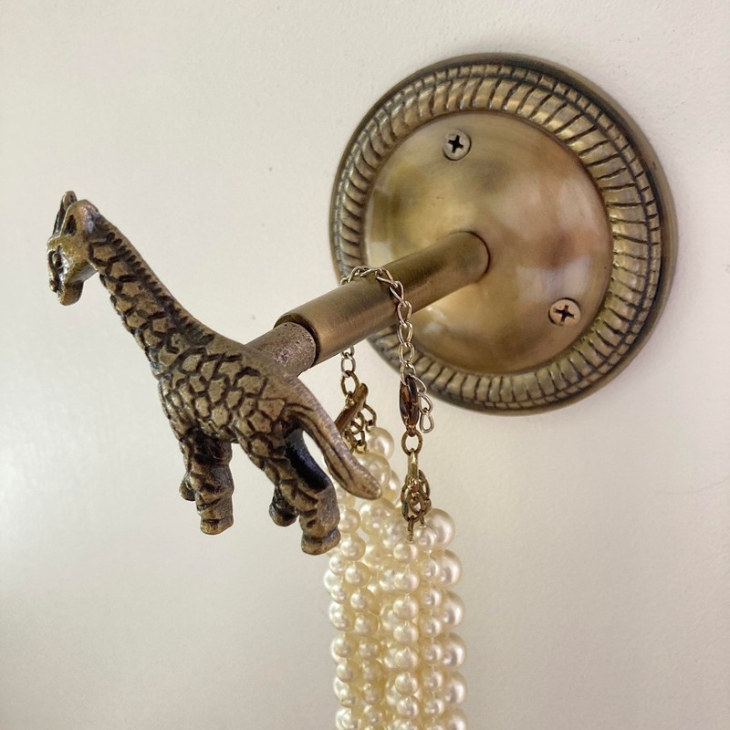 Animal Hook, Curtain Hold Back, Tie Back, Jewellery Hook, Antique