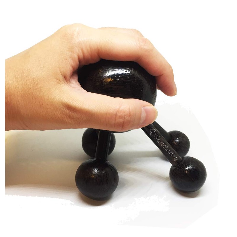 KingdomOfSmile Spider-Shape 4 Legs Full Body Wooden Massager Handheld Stick