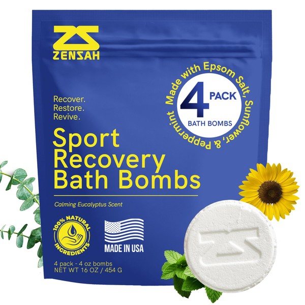 Zensah Zensah Sport Recovery Bath Bombs - Magnesium Epsom Salt