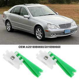 Briny River 10 Stück Dachverkleidungsclip A2016980660 2016980660 Kompatibel mit Mercedes W202 C230 C280 W124 W201