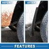 A ABSOPRO Mud Flap Splash Guard with Mount Accessories Front