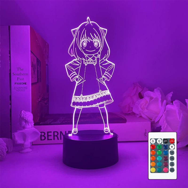 Anime LED Night Light 3D Night Light Character Lamp USB