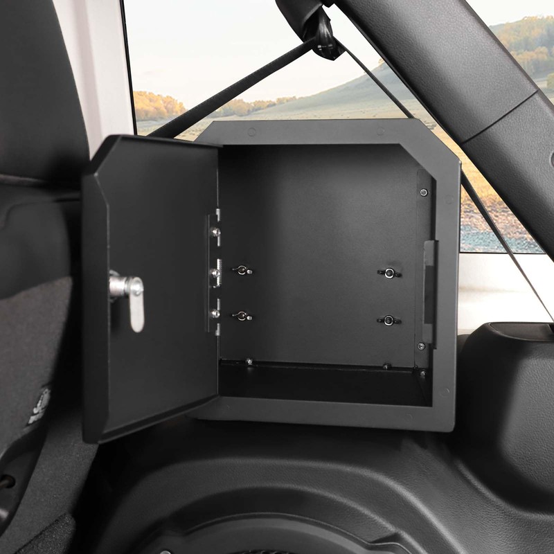 JOSHELA for Jeep JLU Right Side Trunk Safe Box with