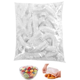 YIPFEN 300 wiederverschließbare Abdeckhauben für Lebensmittel mit elastischem Verschluss 12‑40 cm, auslaufsichere Schüsseln, Gefrierbeutel für Kühlschrank und Küche, Alternative zu Frischhaltefolie
