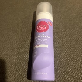 EOS Shave Cream Lavender Rich Non Foaming Shea Oil Use In Shower Travel