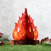 3D Decorative Cardboard Campfire Centerpiece Artificial Fire Fake Flame Paper