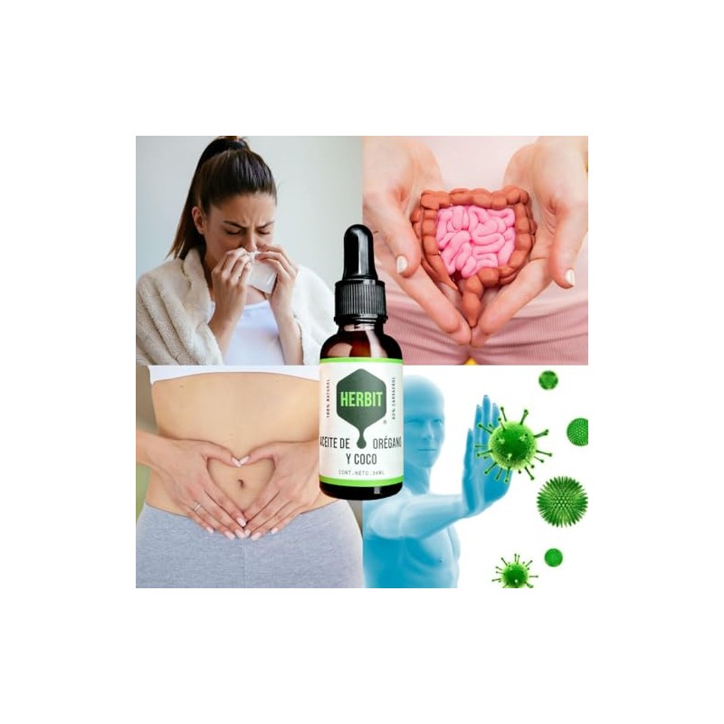 Kit 2 Aceite de Orégano Natural 80% Carvacrol – Frasco
