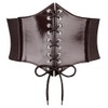 WERFORU Women's Tied Waspie Belt, Wide Lace-Up Corset Elastic Waist