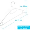 Fina Model Fina Clothes Hangers with Rotating Hooks 41 cm