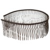 Hero Headband with Comb Brown Width 35mm Metal A49
