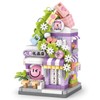 MEIEST 4 Packs Mini City Shop Street View Building Blocks