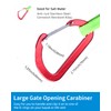 OCEANBROAD Kayak Paddle Leash with D-Ring Stretchable Bungee Strap Lanyard