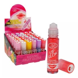 BR Set 3 Lip Gloss Brillo Labial Aesthetic Sabores Frutas Glow