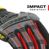 Mechanix Wear - M-Pact Work Gloves (Small, Black/Red)