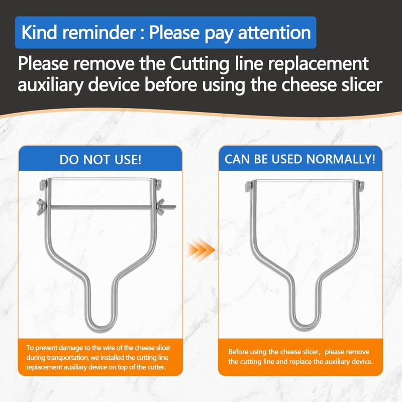 Xinglinsaiter Cheese Slicer & Cheese Cutter Stainless Steel Cheese Slicers