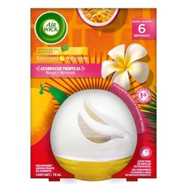 Air Wick Aromatizante de Ambiente, Decosphere, Mango y Maracuyá de 75 ml