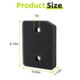 ArrogantF 9164761 Dryer Plinth Filter Replacement for Miele Dryer T1 Heat Pump Tumble Dryer 2 PCS,Foam Filter fit for T1 Models TMB540WP TKS850WP TKG840WP TKS650WP TKB150WP and More