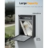 Uniclife Wall Mount Mailbox for Outside, Locking Mail Box, Large