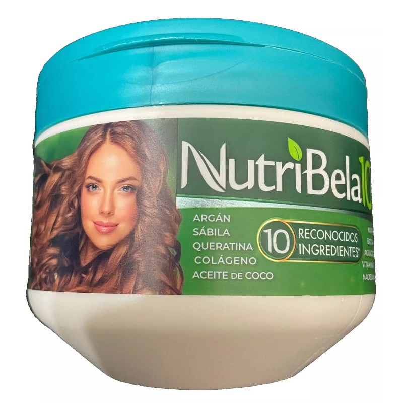 NutriBela10 NUTRIBELA 10 INGREDIENTES MASCARILLA HIDRATANTE PARA CABELLO/HYDRATING HAIR MASK