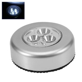 High Quality Touch LED Light 3-Bulk Random Color Attachable One-Touch (WC12E65) / 고품질 터치 LED라이트 3구 색상랜덤 부착식 조명 원터치 (WC12E65)