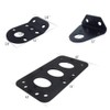 Grill Side Mount Motorcycle Tail Light License Plate Bracket for