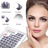 Lash Clusters DIY Eyelash Extensions, 72 Pcs Individual Lashes Cluster