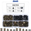 Chicago 330 Pcs Screws for Leather Rivets and Book Binding,