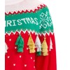 Tipsy Elves Women's Christmas Merry Christmas Tassel Turtleneck Cropped Sweater