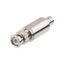 XRDS -RF 2W BNC Male to BNC Female Coaxial RF Attenuator, 6dB Attenuator 50 Ohm 2W, BNC Male to Female Connector, RF Signal Attenuator for Radio and Communication Applications