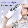 Portable USB Rechargeable Selfie Fill Light Adjustable Brightness with Phone