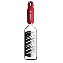 Microplane Gourmet Series Cheese Grater (Star (Ultra Fine), Red)