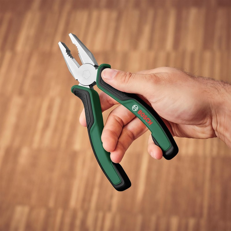 Bosch Combination Pliers (180 mm; High-Quality, Precise, Durable Combination Pliers;