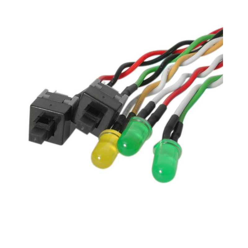StarTech.com Replacement Power Reset LED Wire Kit for ATX Case