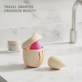 Makeup Sponge Holder, Compact Lightweight Accessory for Travel and Daily Use - Easy Access Silicone Sponge Holder