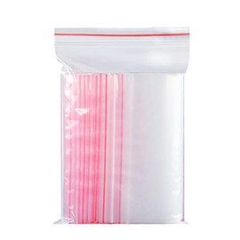 100 Zip Bags Plastic Bags Closure Resealable Ziplock Bags Ziplock Bags Freezer Bags Zip Poly Bags 20 x 28 cm