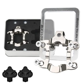 Bucklos SPD Adapters for Peloton Bike & Bike+ - Pedal,Convert Delta Pedals to SPD Clip for Shimano SPD Shoes,Indoor Exercise Bike Accessories for Friends, Family, Spin Class