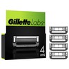 GilletteLabs LametteDi Ricambio Per Rasoio Da Uomo, Confezione Da 4,