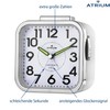 Atrium Seniorenwecker extra deutlich Analog Quarz ohne Ticken große Zahlen